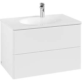 Villeroy & Boch V&B Antao Servantskap med 2 skuffer 78,8x49,6x50,4 cm, m/lys, Hv