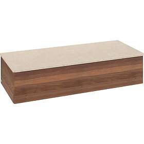 Villeroy & Boch Antao Sideskap 120x50x26,8 cm, u/lys, Valnøtt/Crème