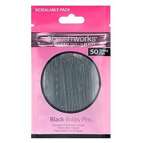 Brushworks Black Bobby Pins 50 st