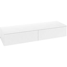 Villeroy & Boch Antao Sideskap 160x50x26,8 cm, m/lys, Hvit Matt