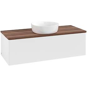 Villeroy & Boch V&B Antao Servantskap med 1 skuff 120x50x36 cm, u/lys, Hvit Matt