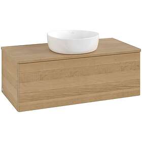 Villeroy & Boch V&B Antao Servantskap med 1 skuff 100x50x36 cm, u/lys, Eik