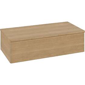 Villeroy & Boch Antao Sideskap 100x50x26,8 cm, m/lys, Eik