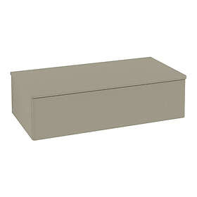 Villeroy & Boch Antao Sideskap 100x50x26,8 cm, m/lys, Antrasitt/Eik