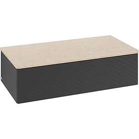 Villeroy & Boch Antao Sideskap 100x50x26,8 cm, m/lys, Sort Matt/Crème