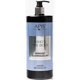 Apis Apis Natural Cosmetics Who's the boss Energigivande duschgel 3-i-1 för män 1000ml