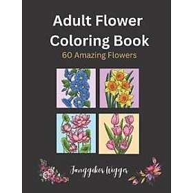 Adult Flower Coloring Book