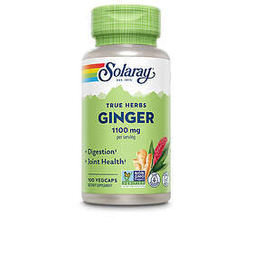 Solaray Ginger Root 550mg 100 Caps Durchsichtig