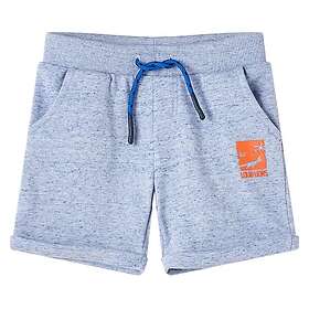 vidaXL Barnshorts med snöre blå melange 92 12194