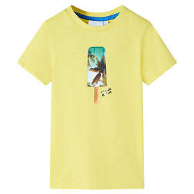vidaXL T-shirt för barn gul 92 12379