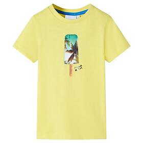 vidaXL T-shirt för barn gul 116 12381