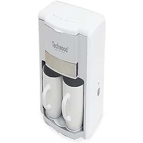 Techwood 2-cup pour-over coffee maker (white)
