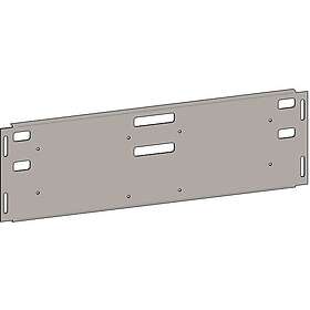 MP bolagen 871V Fästplåt 2 anslutningshål Vit
