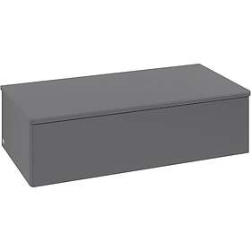 Villeroy & Boch Antao Sideskap 100x50x26,8 cm, m/lys, Antrasitt Matt L40000GK