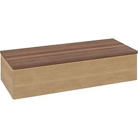 Villeroy & Boch Antao Sideskap 120x50x26,8 cm, m/lys, Eik/Valnøtt L41002HN