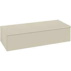 Villeroy & Boch Antao Sideskap 120x50x26,8 cm, m/lys, Grå Matt L41000HJ