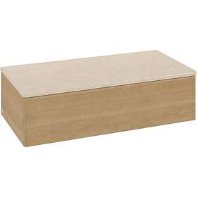 Villeroy & Boch Antao Sideskap 100x50x26,8 cm, m/lys, Eik/Crème L40003HN