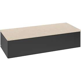 Villeroy & Boch Antao Sideskap 120x50x26,8 cm, m/lys, Sort Matt/Crème L41003PD