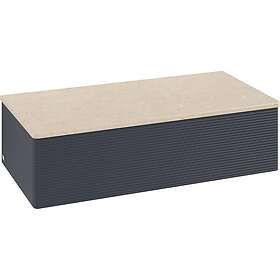 Villeroy & Boch Antao Sideskap 100x50x26,8 cm, m/lys, Blå Matt/Crème L40103HG
