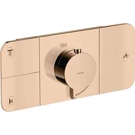 Axor One Termostat, med 3 utløp For innbygging, Polert Rødt Gull 45713300