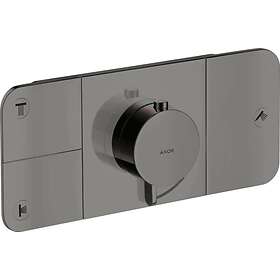 Axor One Termostat, med 3 utløp For innbygging, Polert Sort Krom 45713330