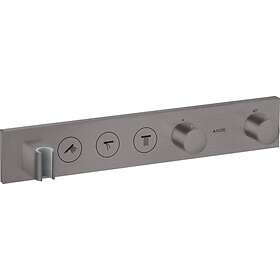 Axor ShowerSolution Termostat, 3 utløp For innbygging, Børstet Sort Krom 18356340