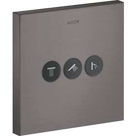 Axor ShowerSelect, 3-veis ventil Børstet Sort Krom 36717340