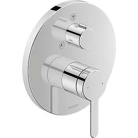 Duravit C.1 1-greps Dusjbatteri Til innbygging, 2 uttak, Krom C14210012010