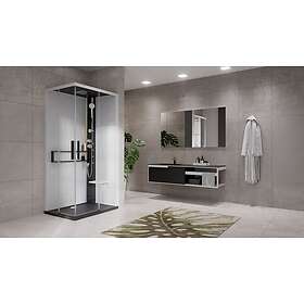 Novellini Glax 2 2,0 A Steamkabinett 90x90 cm, Sort/Hvit G22A99T5-1HU
