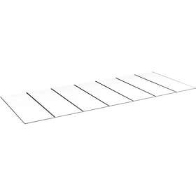 Halle Kanalplasttak komplett Isolux klar 10x1050x3500 mm 7st skivor