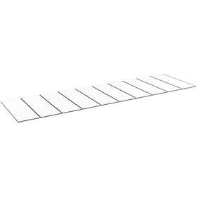Halle Kanalplasttak komplett Isolux klar 10x1050x4000 mm 10st skivor