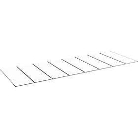 Halle Kanalplasttak komplett Isolux klar 10x1050x4000 mm 8st skivor