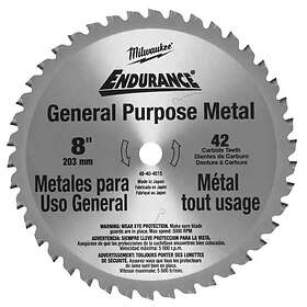 Milwaukee Sirkelsagblad for stål metall Ø203X15.87X1.8mm 42T 48404515