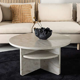 Venture Home Soffbord Ålesund Rund Coffe table φ85 Marble look 20092-121