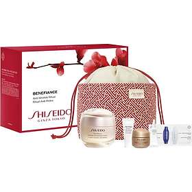 Shiseido Benefiance Wrinkle Smoothing Cream Pouch Set Presentförpackning (för mo