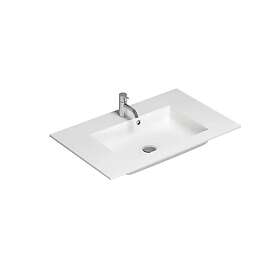 Dansani Shape Servant 802x505 mm, 1 blanderhull, Hvit Matt 631228103