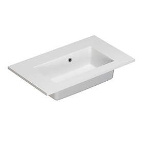 Dansani Mini Minore Komposittservant 60,2x35,5 cm, u/blanderhull, Hvit Matt 3372