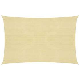 vidaXL Solsegel 160g/m² beige 5x8 m HDPE 311138