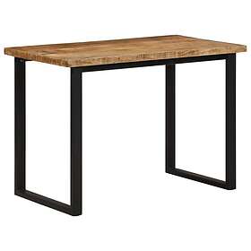 vidaXL Matbord 110x55x75 cm massivt mangoträ 358954