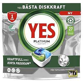 Yes Platinum All in One Maskinoppvask 27 st