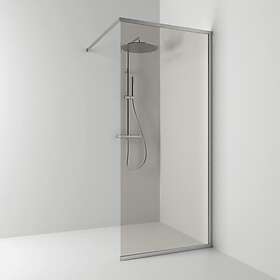 Svedbergs Duschvägg Langfoss Fast Skärm Ma/Br 80x200 6082003