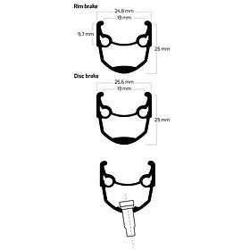 Ryde Andra 10 Rim Silver 700 28´´ 36H