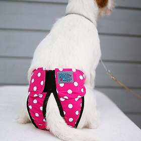 VITA RuttuNuttu Tikskydd Rosa med Prickar (XS)