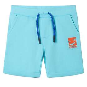 vidaXL Barnshorts med snöre aquablå 104 12205
