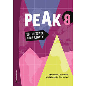 Hippas Eriksson, Peter Gröndal, Pernilla Sundström, Catharina Åkerlund, Michael Eyre: Peak 8 Elevpaket Tryckt bok Digital elevlicens 12 mån