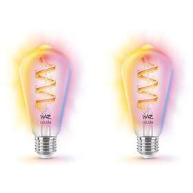 WiZ Wi-Fi RGB 40W ST64 E27 x2