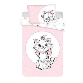 JFabrics Disney Aristocats Ljusrosa Täcke Och Kudde Set