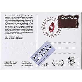 Höganäs Chocolate Mörk Choklad 60% & Lakritspulver 70g