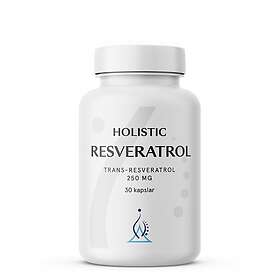 Holistic Resveratrol 250mg 30 kapslar