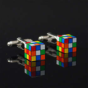 Manschettknappar Rubiks kub